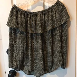 Ann Taylor Off-The-Shoulder Blouse